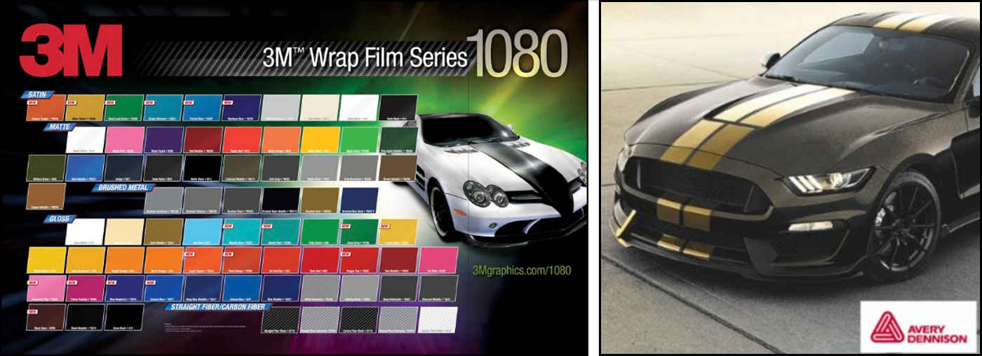 3M and Avery Wrap Film